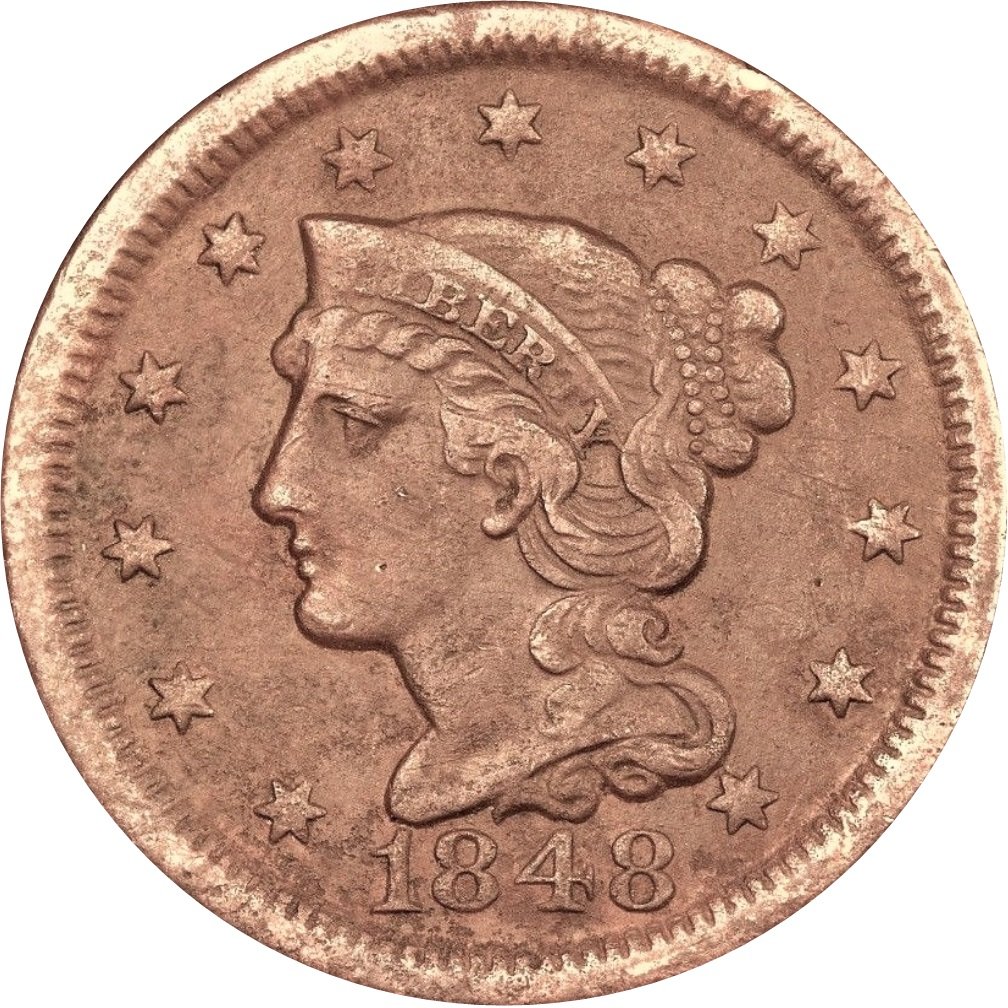 1848-Braided-Large-Cent